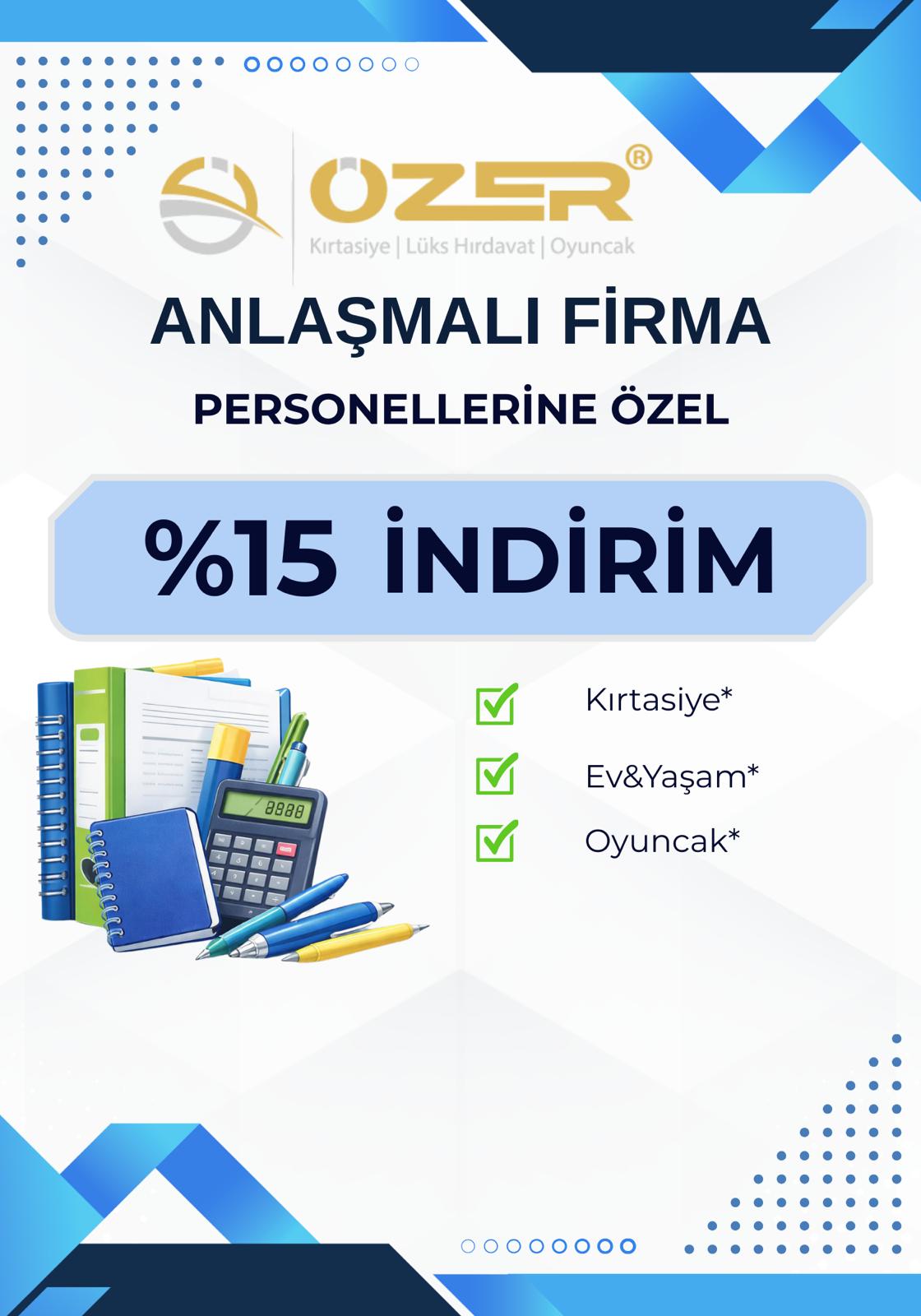 Anlaşmalı Firma Personellerine Özel İndirim